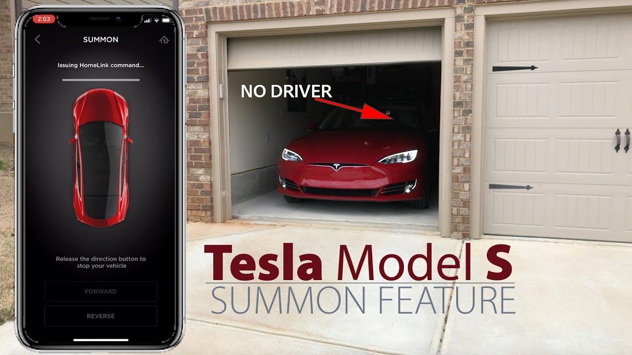 Image - Tesla released a 'Summon' Feature. You can summon your car up to 100ft on non public roads. Just don't be doi...