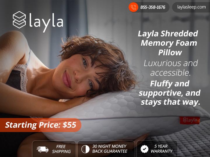 Image - Layla Shredded Memory Foam Pillow - Sleep Products

Shop for the Best Memory Foam Pillow which is plush and a...