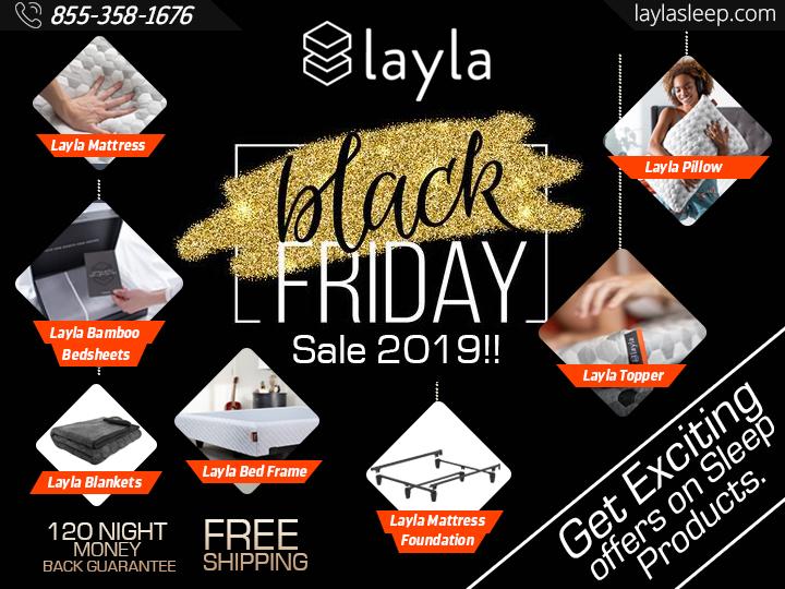 Image - On this #BlackFridaySale, get exciting offers on Layla Sleep Products. Layla Sleep provides a high-quality ma...