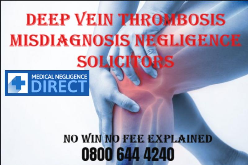 Image - Medical Negligence Direct offer an Experienced Medical Negligence Solicitors for your Deep Vein Thrombosis Cl...