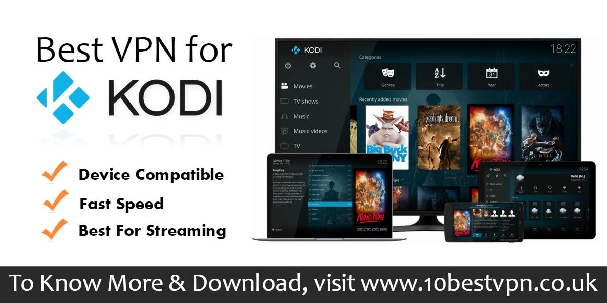 Image - 10bestVPN gives you the list of #BestVPNforKodi that suits perfectly for all your streaming. Now enjoy all vi...