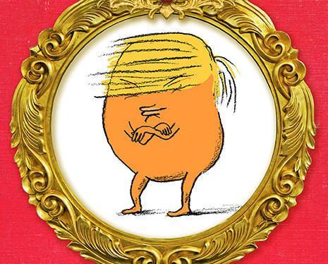 Image - â€œThe beasty is called an American #Trump.
Its skin is bright #orange, its figure is #plump.
Its fur s...
